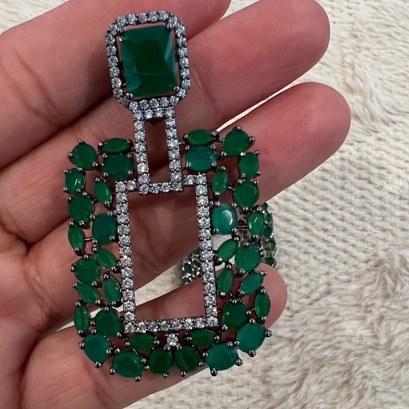 Jaipur Rose Perlina Statement Earrings - Picture 6 of 7